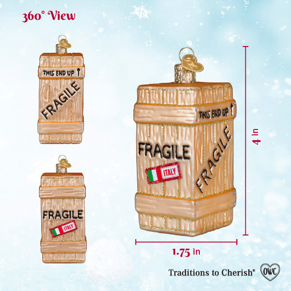 Fragile Crate Ornament