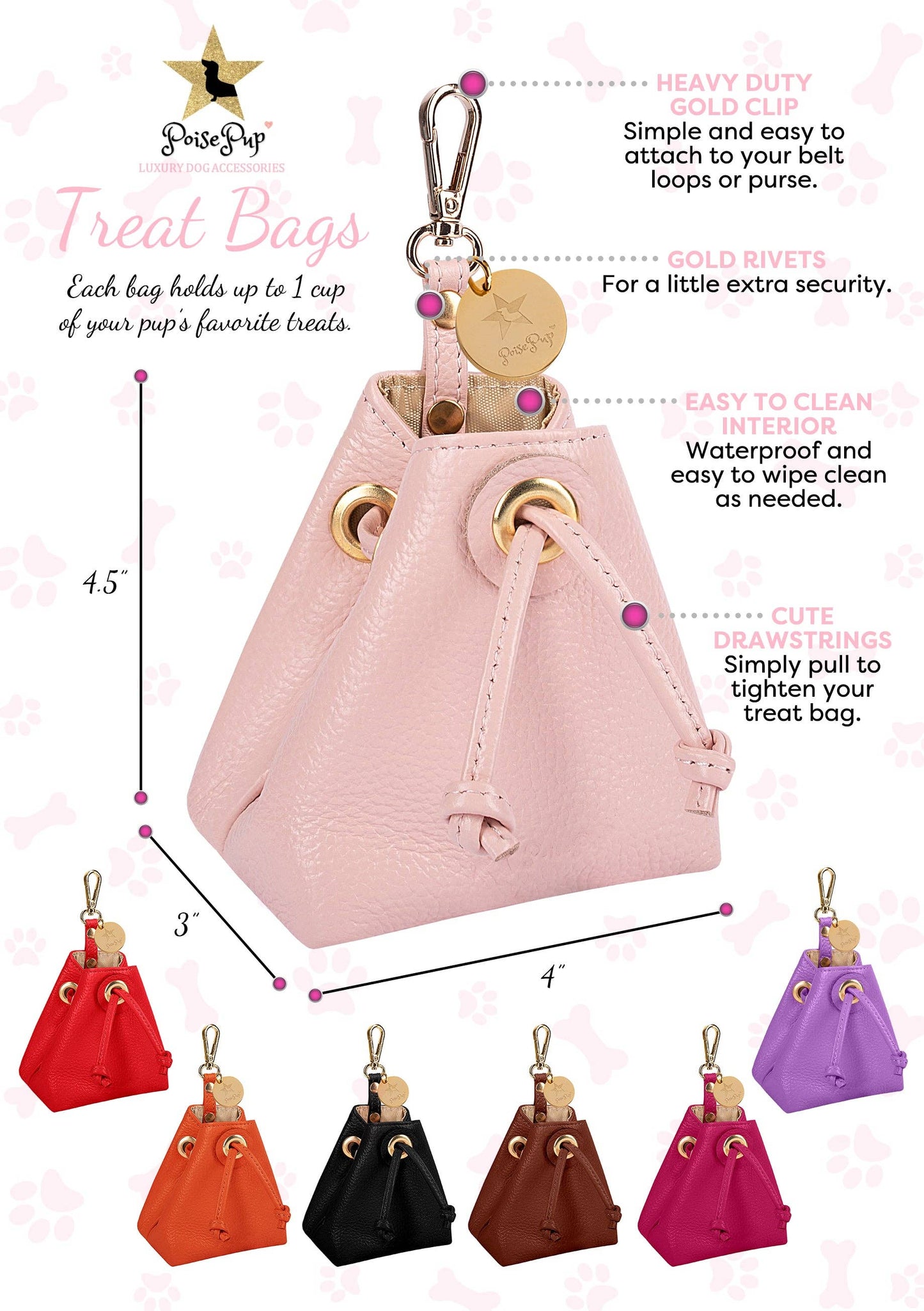 PoisePup - TREAT BAG - SWEETEST THING