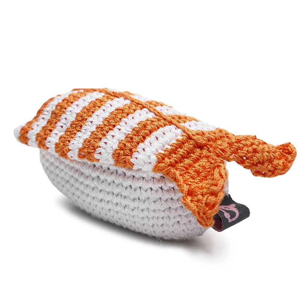 Dogo Pet - Crochet Toy - Shrimp Sushi
