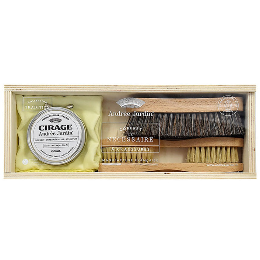 Andree Jardin Shoe Care Kit, 5 piece