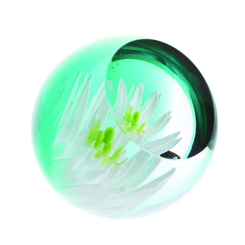 Caithness Glass Floral Charms Water Lily Paperweight