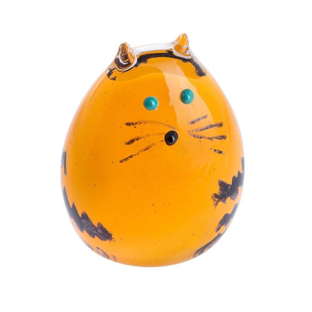 Caithness Glass Ginger Cat and Kitten