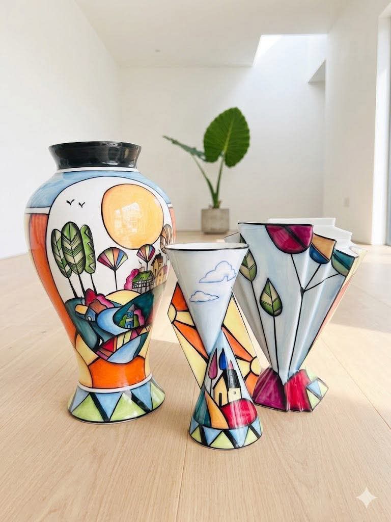 Emma Bailey Summer Celebration YoYo Vase