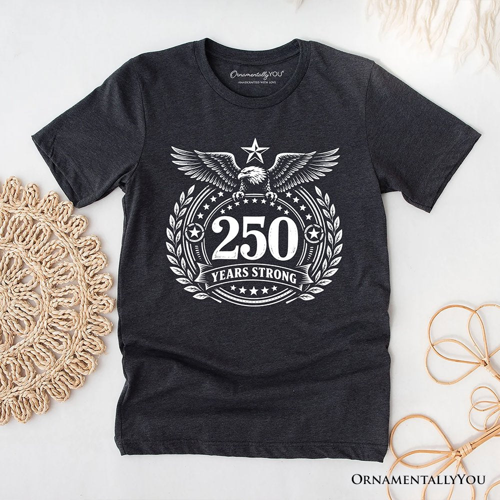 250th Anniversary Strong Eagle T-Shirt, 4th of July USA Patriotic 1776–2026 Tee