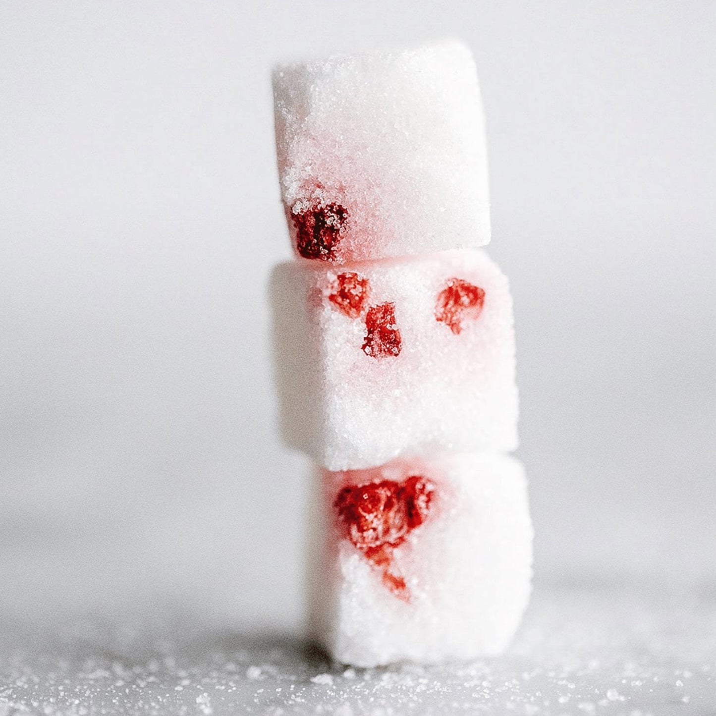Raspberry Sugar Cube