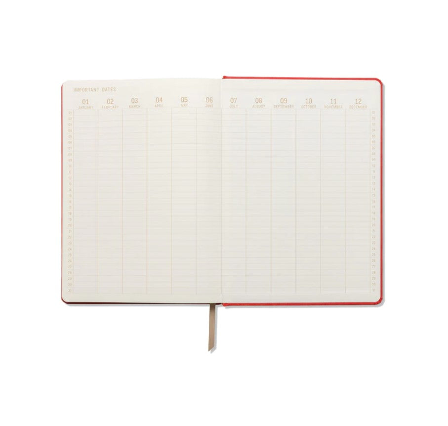 JUMBO BOOKCLOTH JOURNAL - GOOD THINGS ARE COMING
