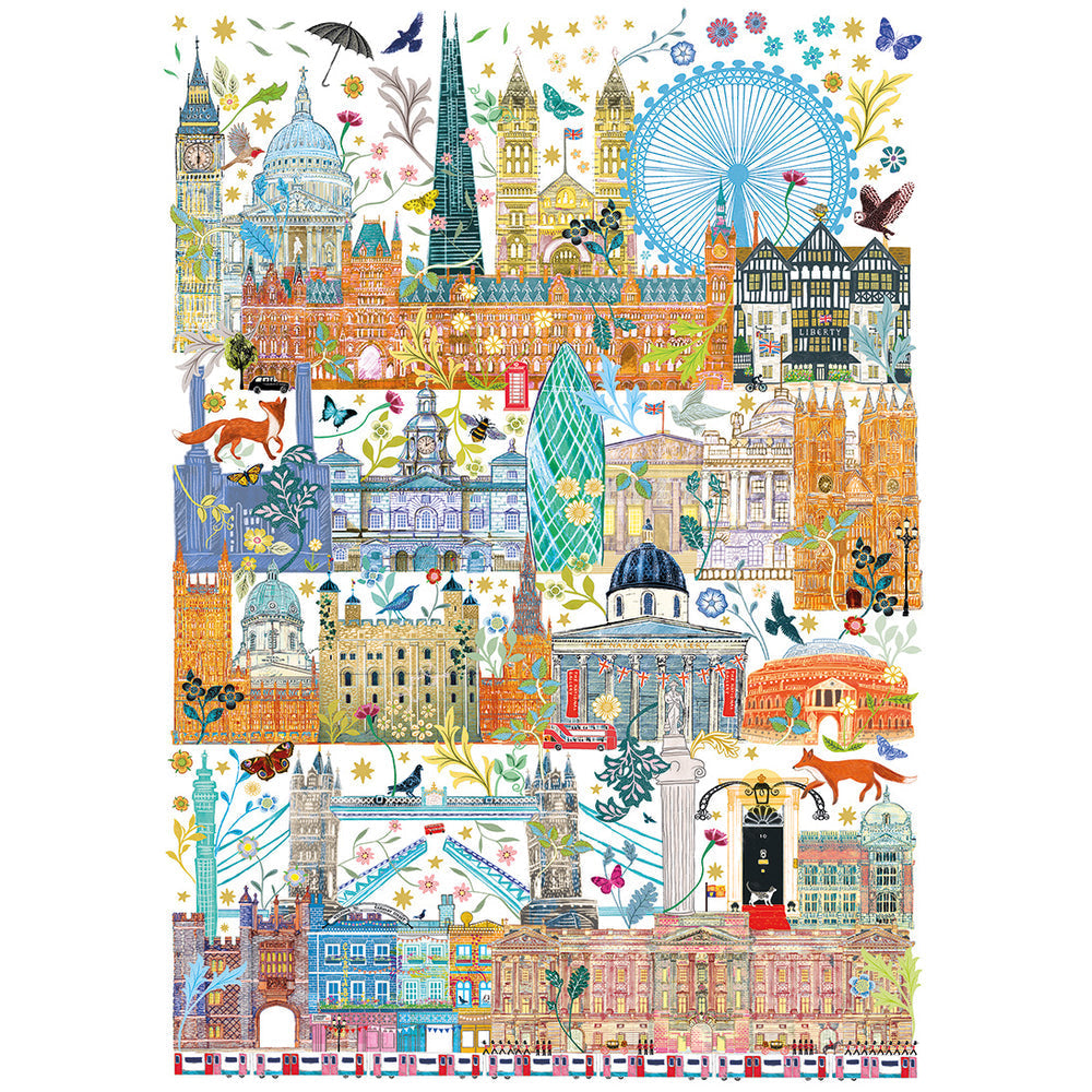 Gibsons Josie Shenoy London Skyline 1000pc Puzzle