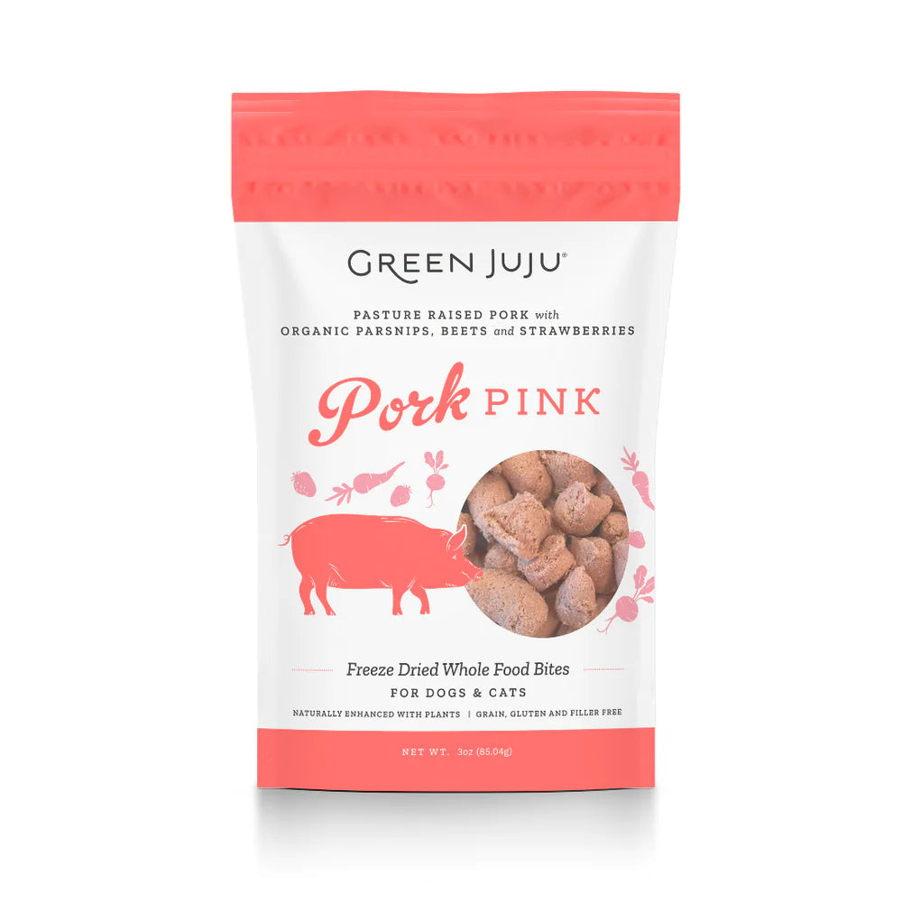Green Juju Kitchen Freeze-Dried Pork Pink Bites