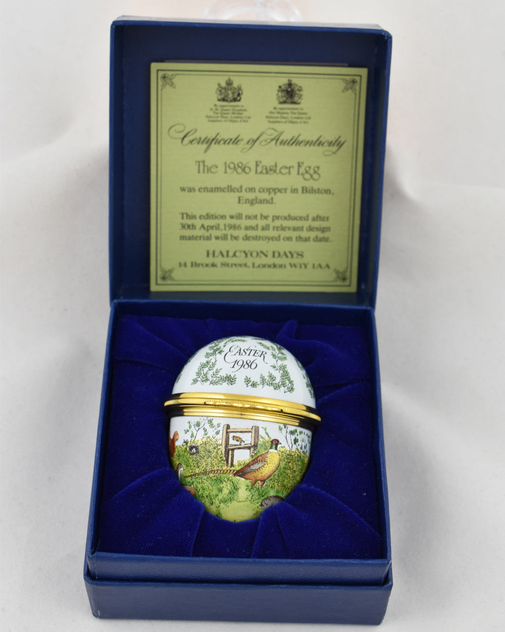 Halcyon Days 1986 Easter Egg