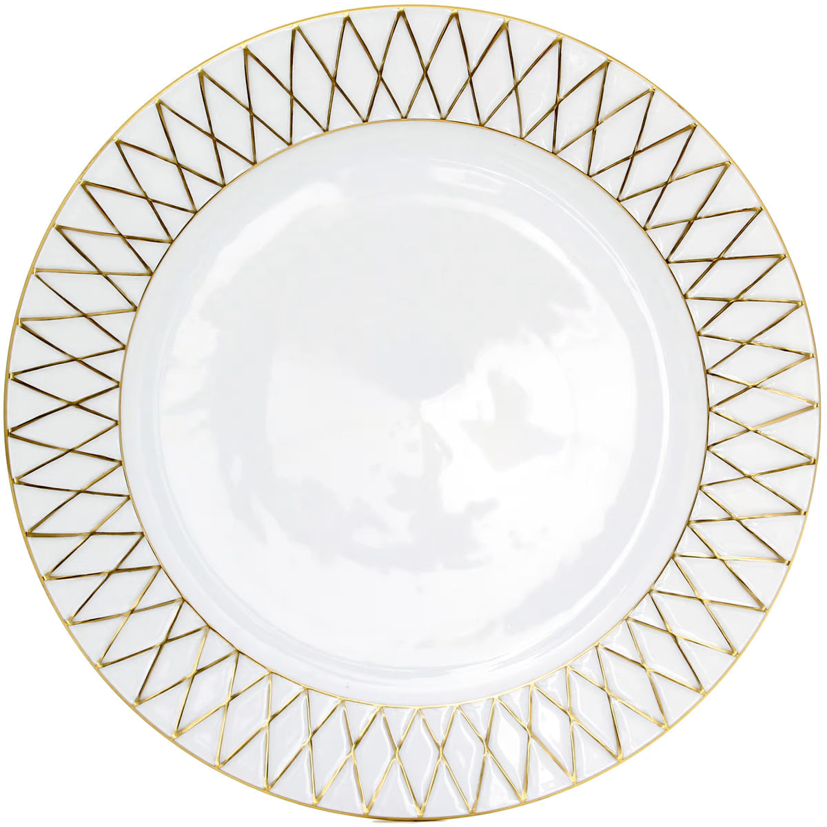 Herend BABOS Gold/White Serving Plate