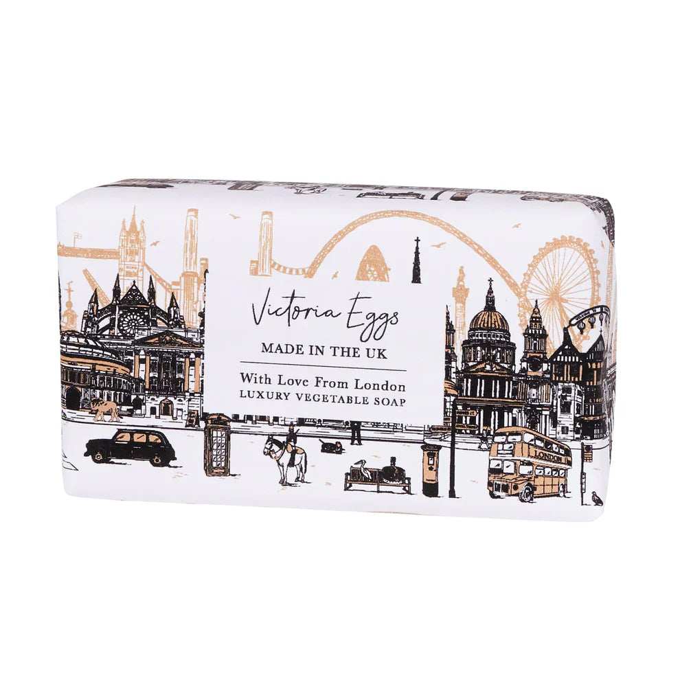 Victoria Eggs Quintessentially London Soap - Zesty Lemongrass