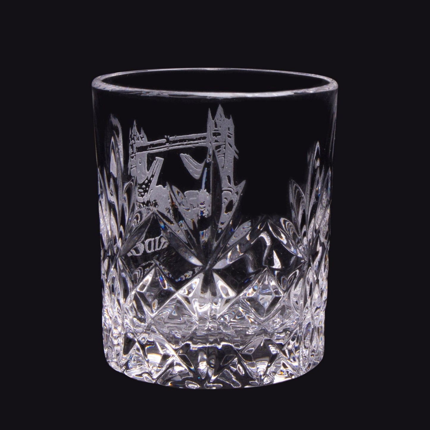 Royal Scott Crystal 2oz Shot Glass Tower Bridge