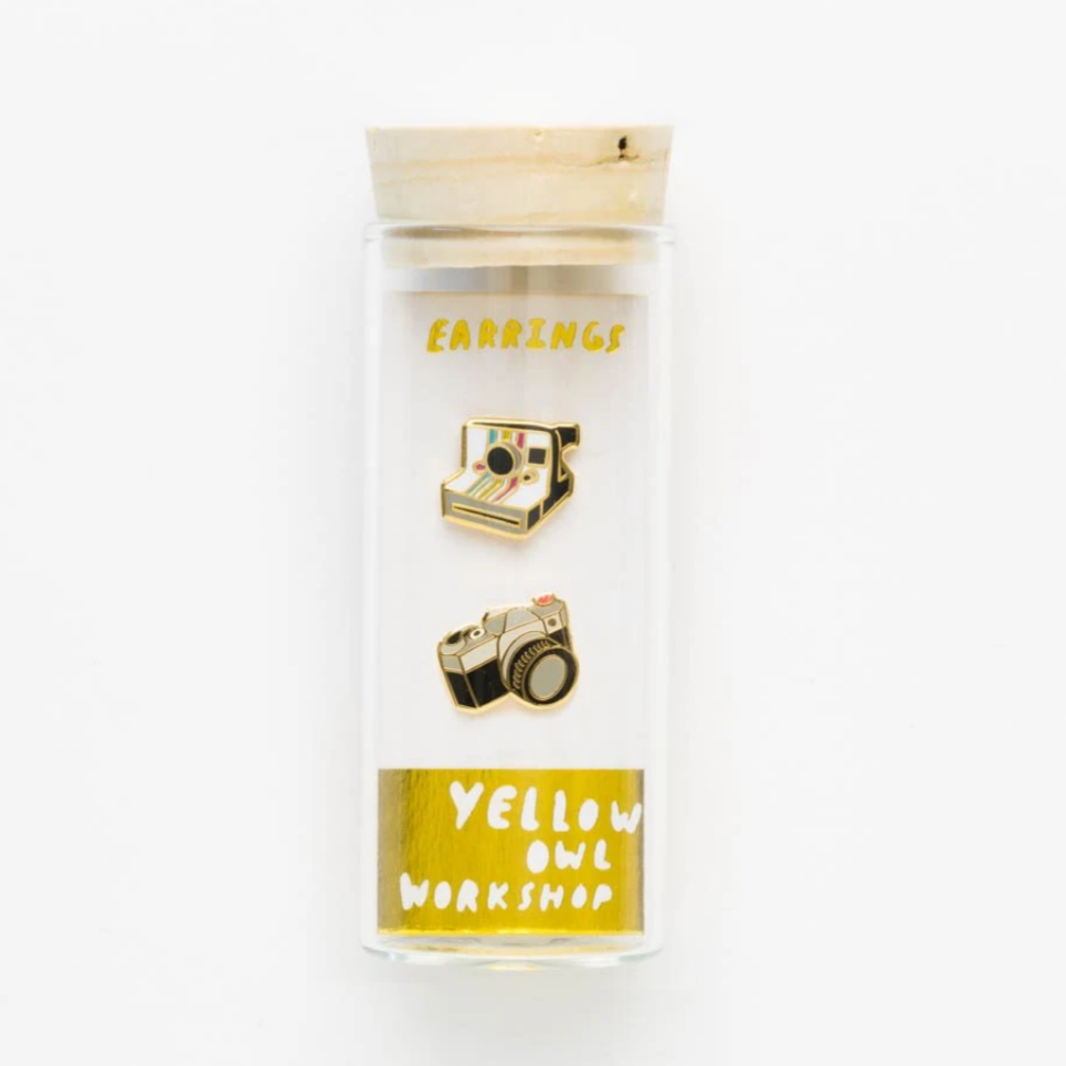 Camera Earrings