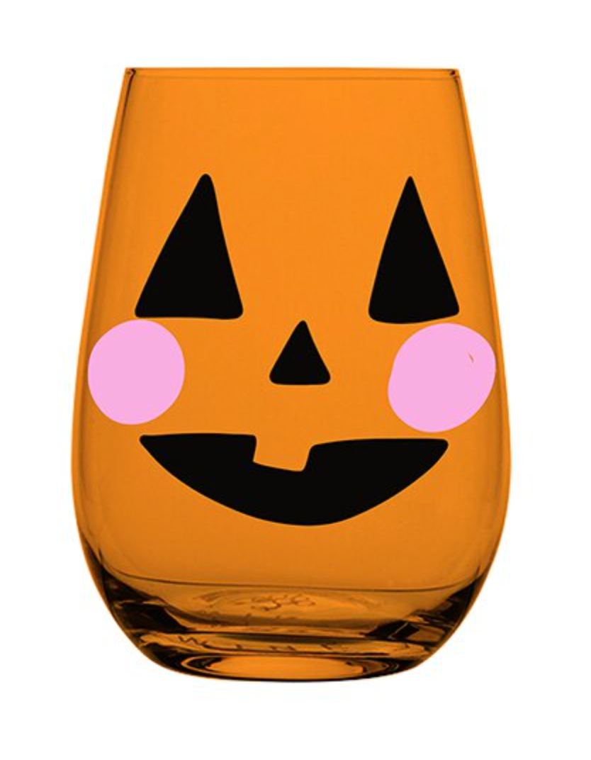 Wine Glass -Jack O'lantern