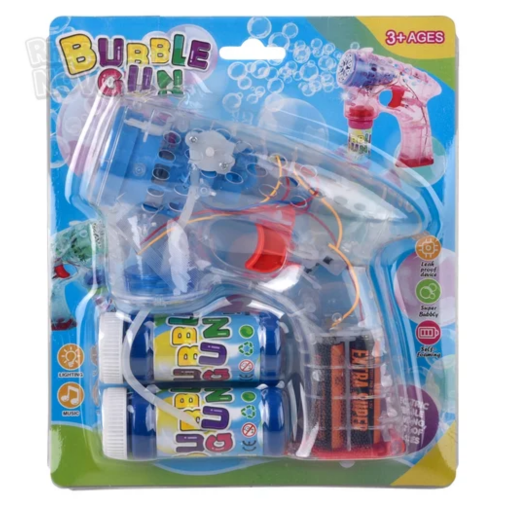 7" Light-Up 10 Hole Bubble Blaster