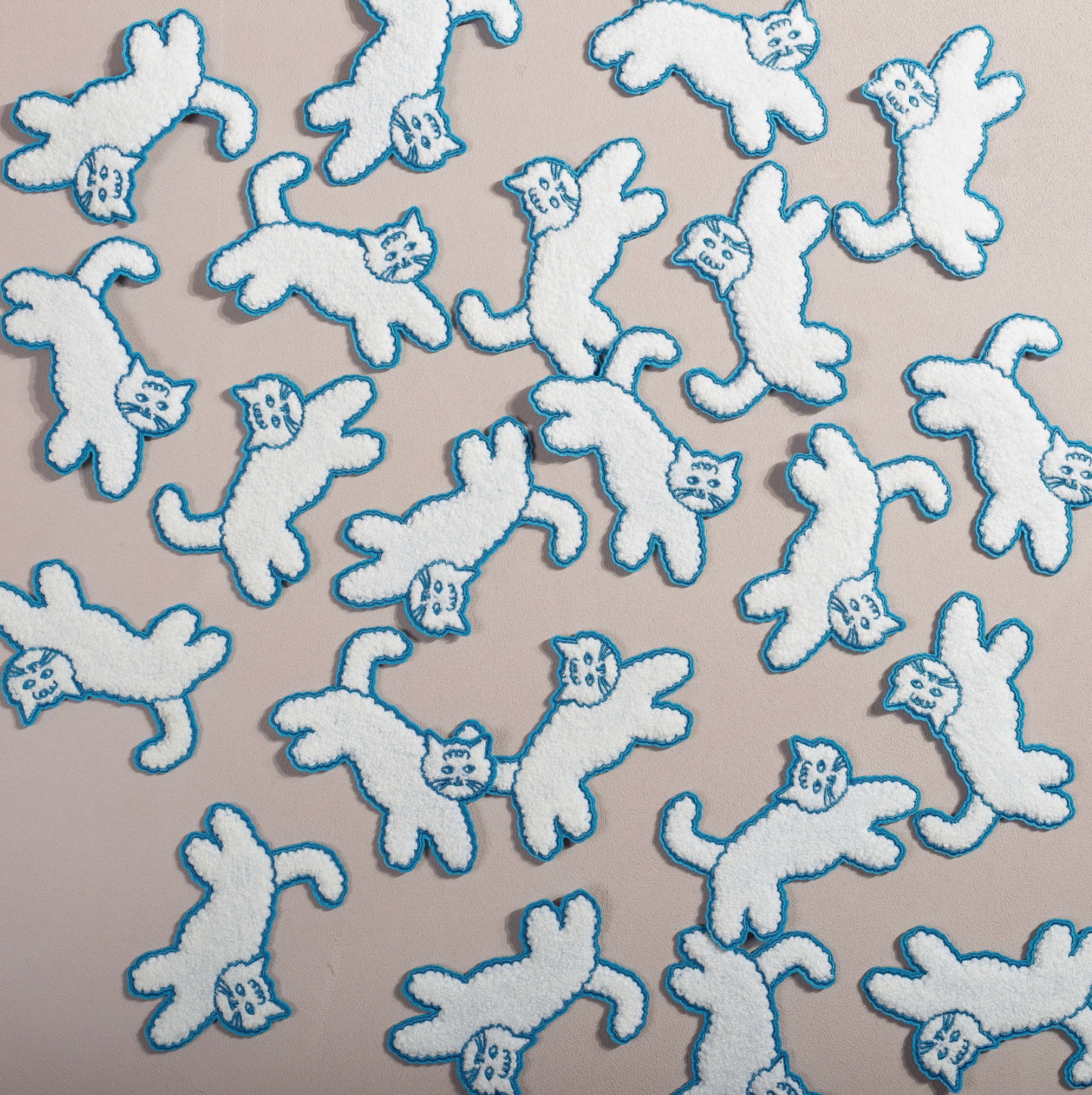 Cloud Cat Chenille Patch