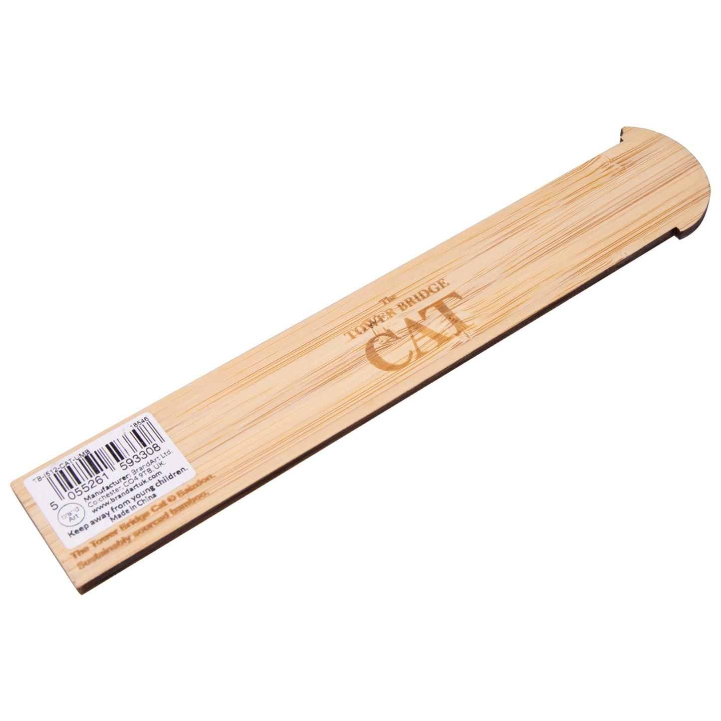The Tower Bridge Cat Wooden Ruler