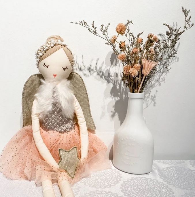 Anna' Large Pink Angel Doll