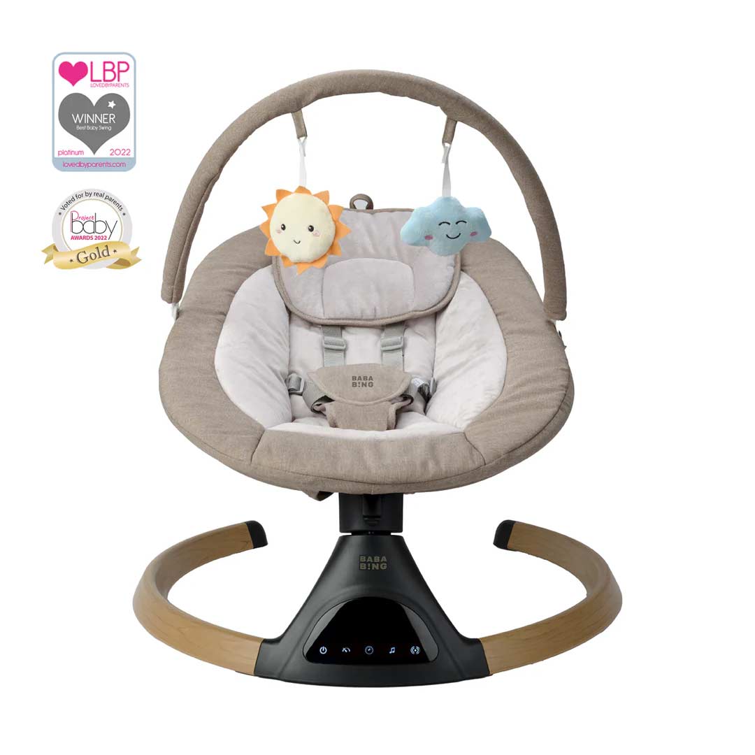 Bababing Automatic Hub 2 Baby Swing - Beige