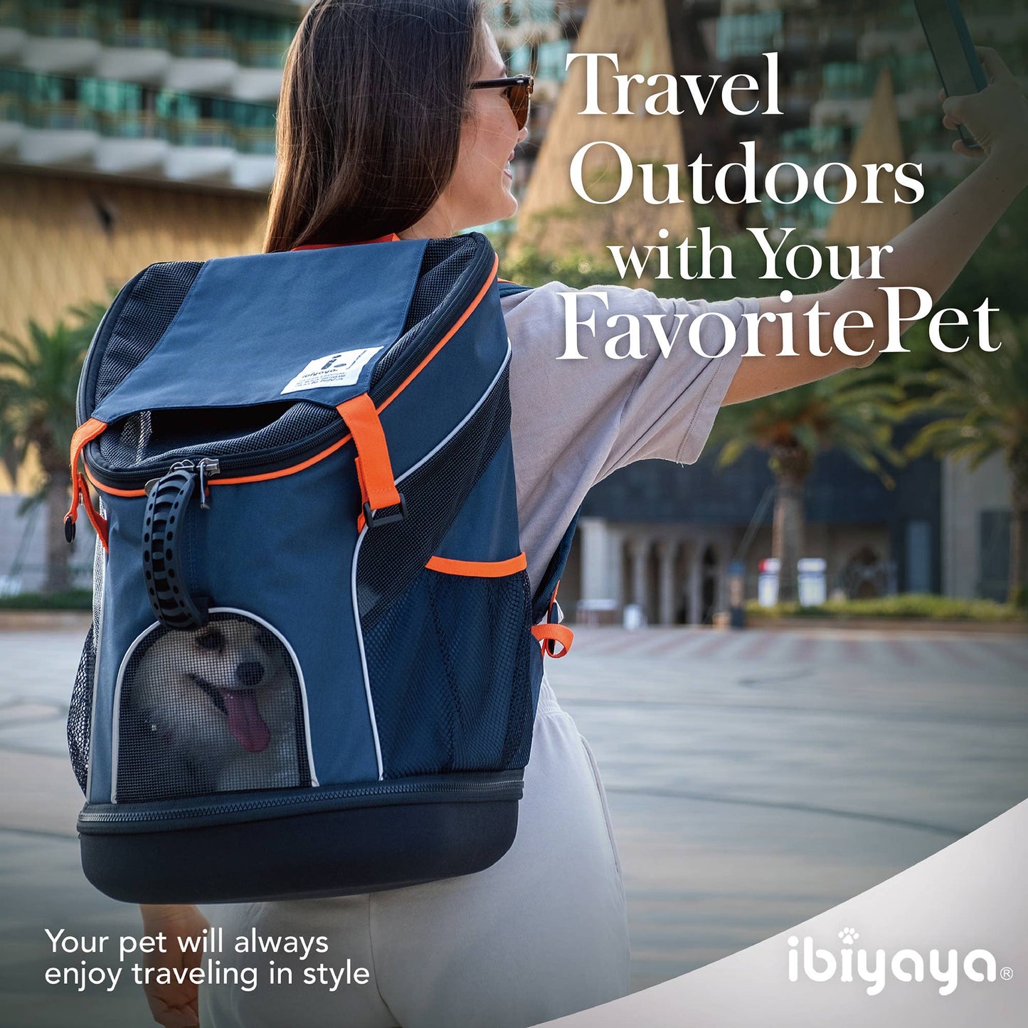 Ibiyaya - Ultralight Pro Pet Backpack Carrier Airline-Approved InCabin
