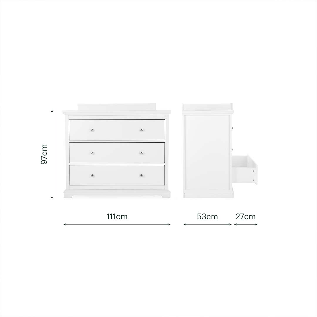 CuddleCo Beaumont Dresser Changer - White