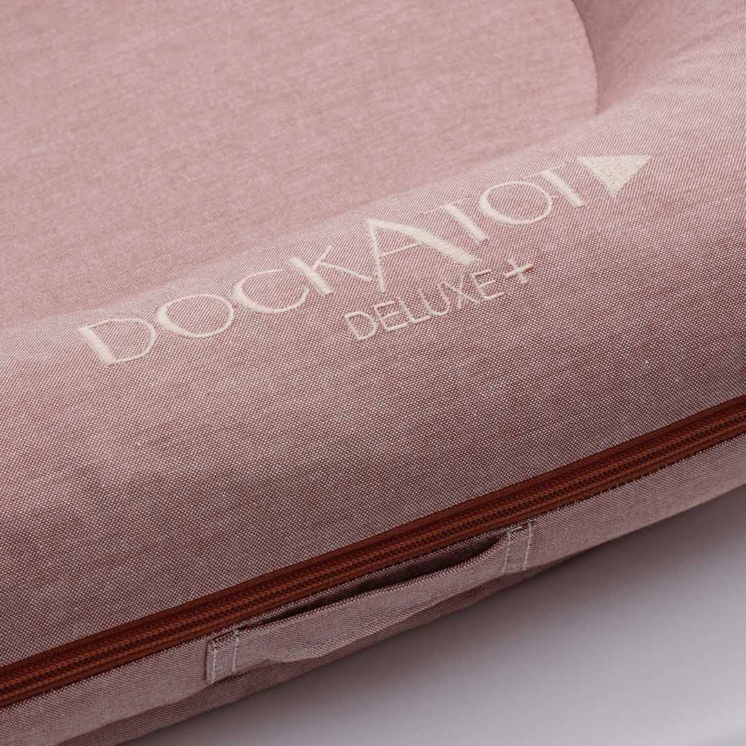 DockATot Deluxe+ Dock - Ginger Chambray
