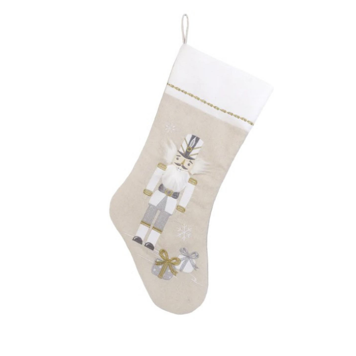 Nutcracker Stocking White