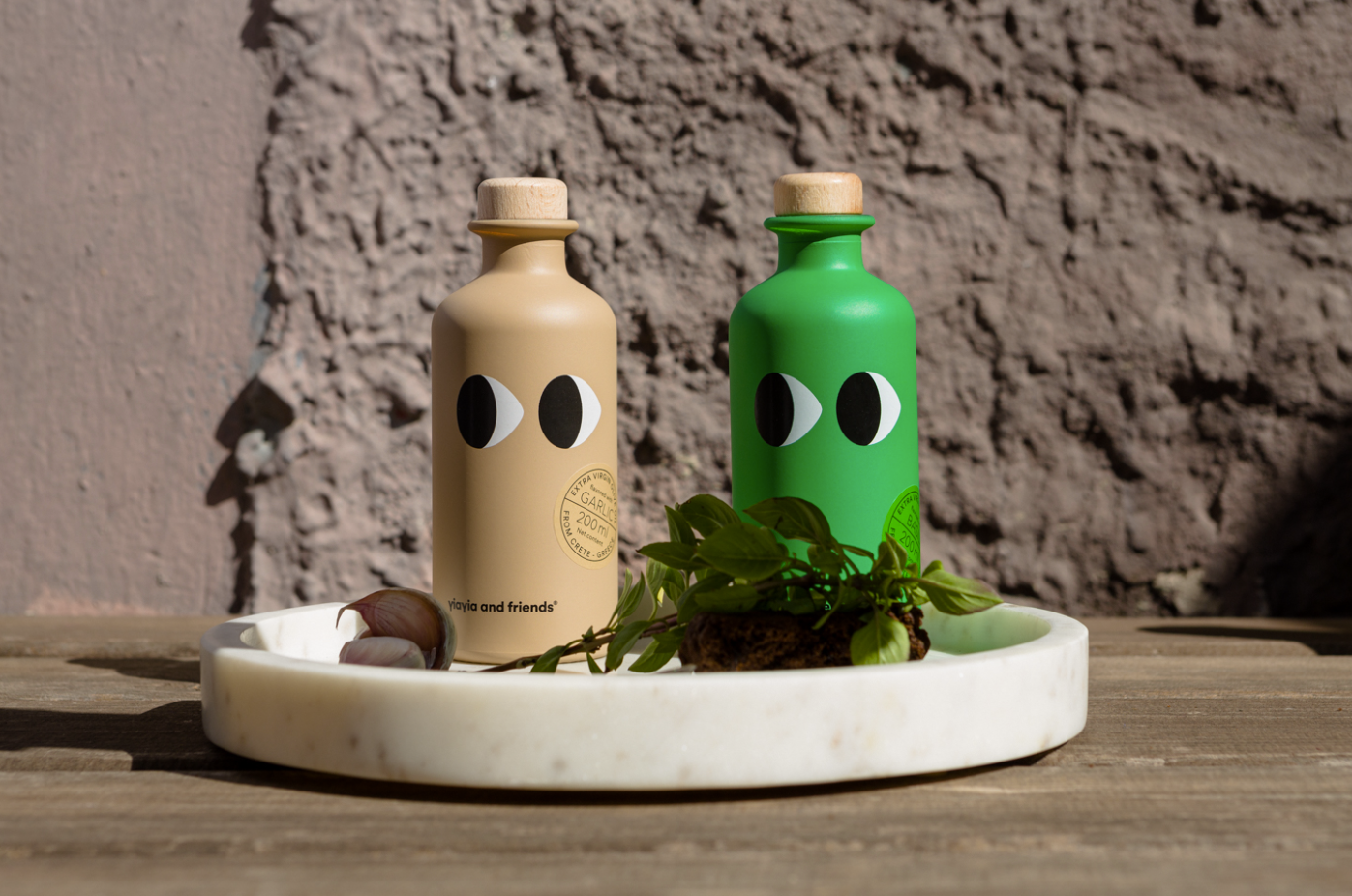 Yia Yia and Friends Extra Virgin Olive Oil with Basil