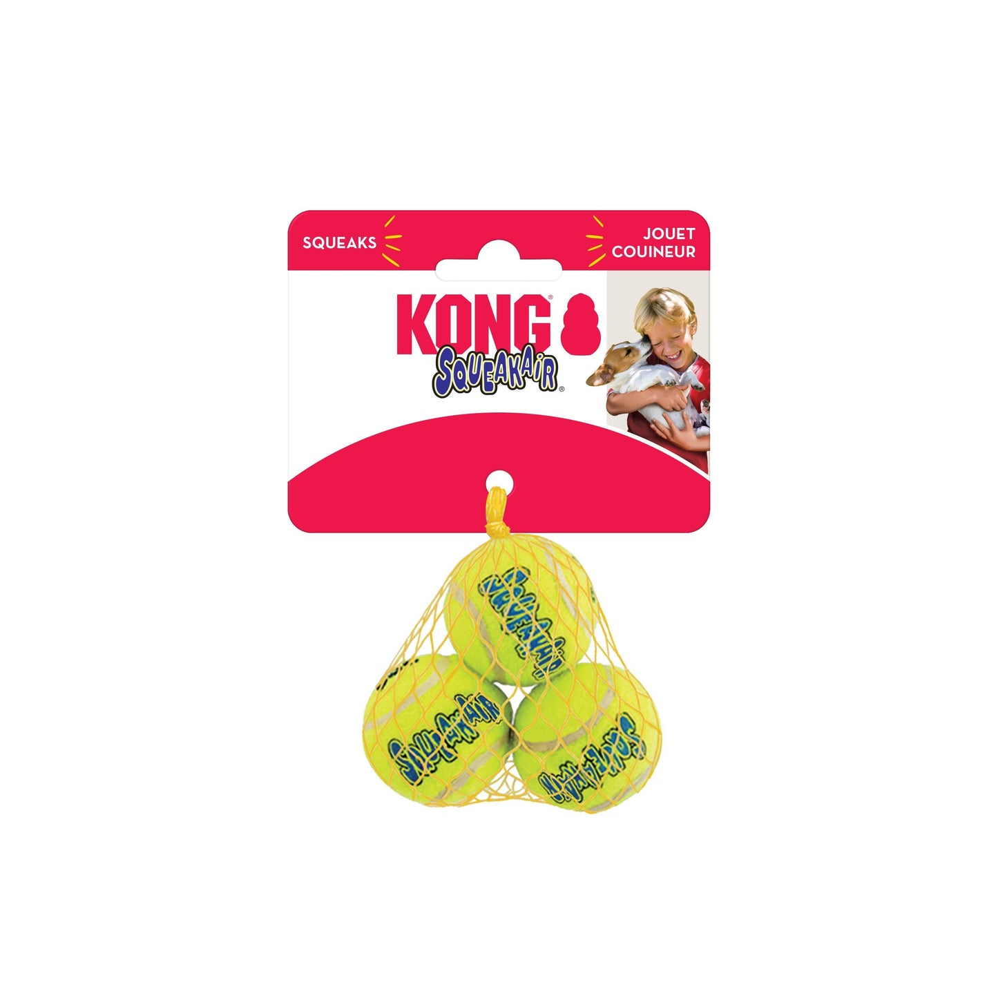 Pet Palette Distribution - KONG® SqueakAir® Balls Dog Fetch Toy XS