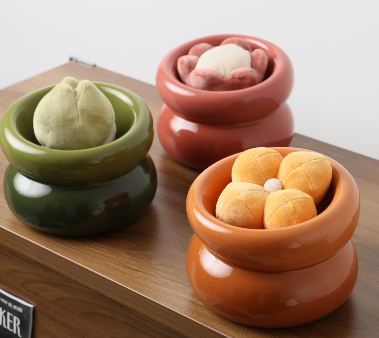 PEHOM - Soufflé Pet Bowl - Avocado Green