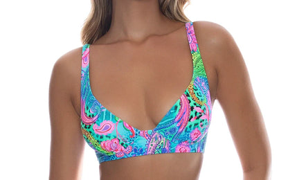 Underwire Plunge-Seamless Bikini