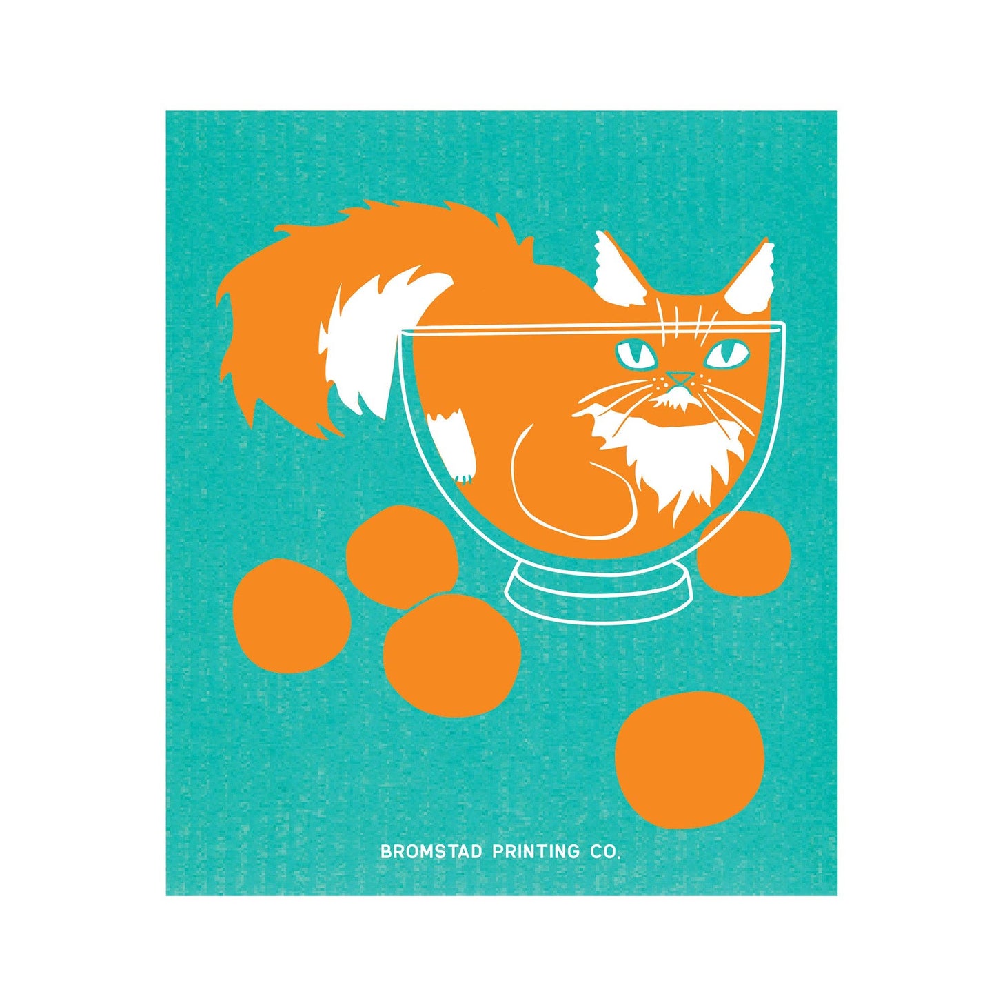 Bowl Cat - Swedish Dishcloth