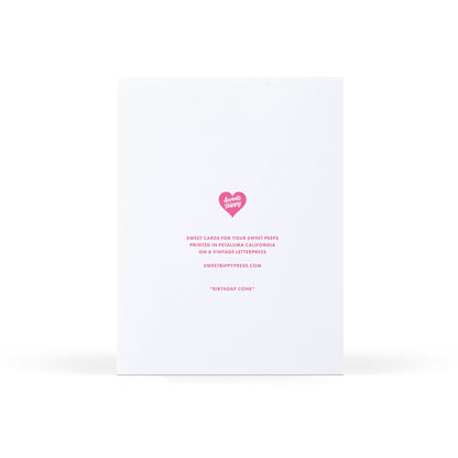 Birthday Cone Greeting Card