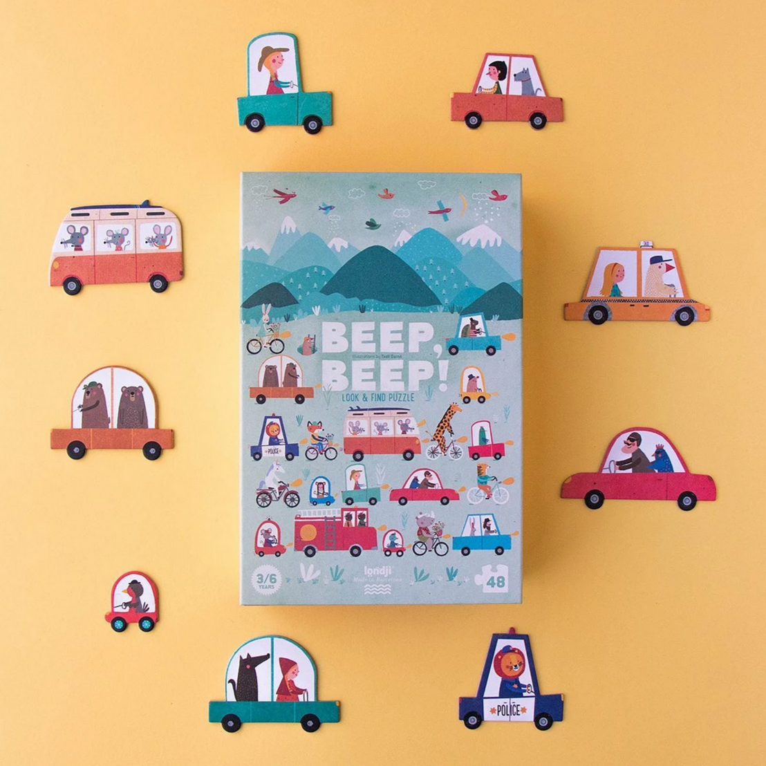 Beep! Beep! Puzzle -48 pcs