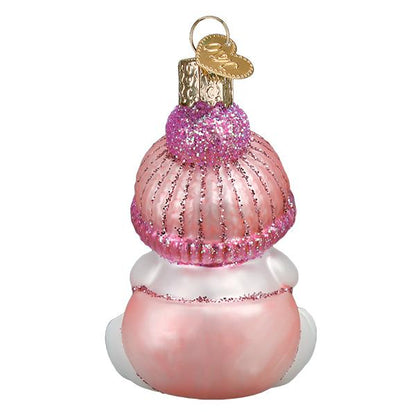 Snow Baby Girl Ornament