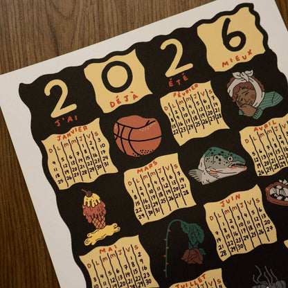 Been Better Icons - 2026 Calendar Print