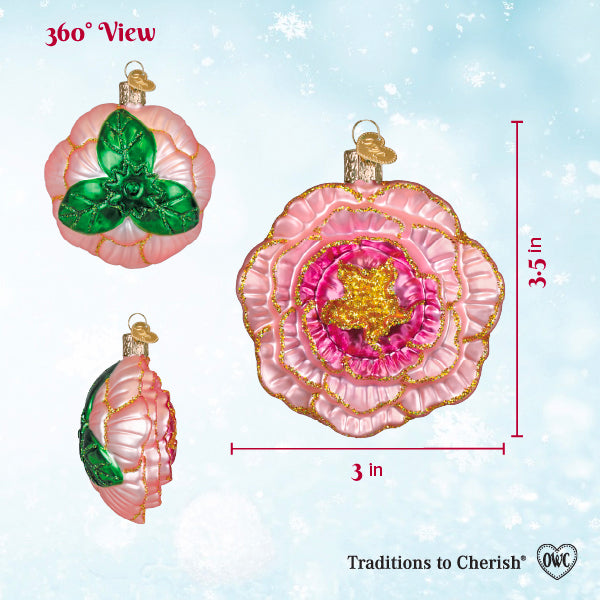 Peony Ornament