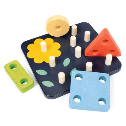 Count and Match Peg Board
