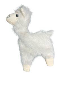 PET GEAR DISTRIBUTORS - NANDOG My BFF Furry Alpaca Plush Dog Toy -IVORY