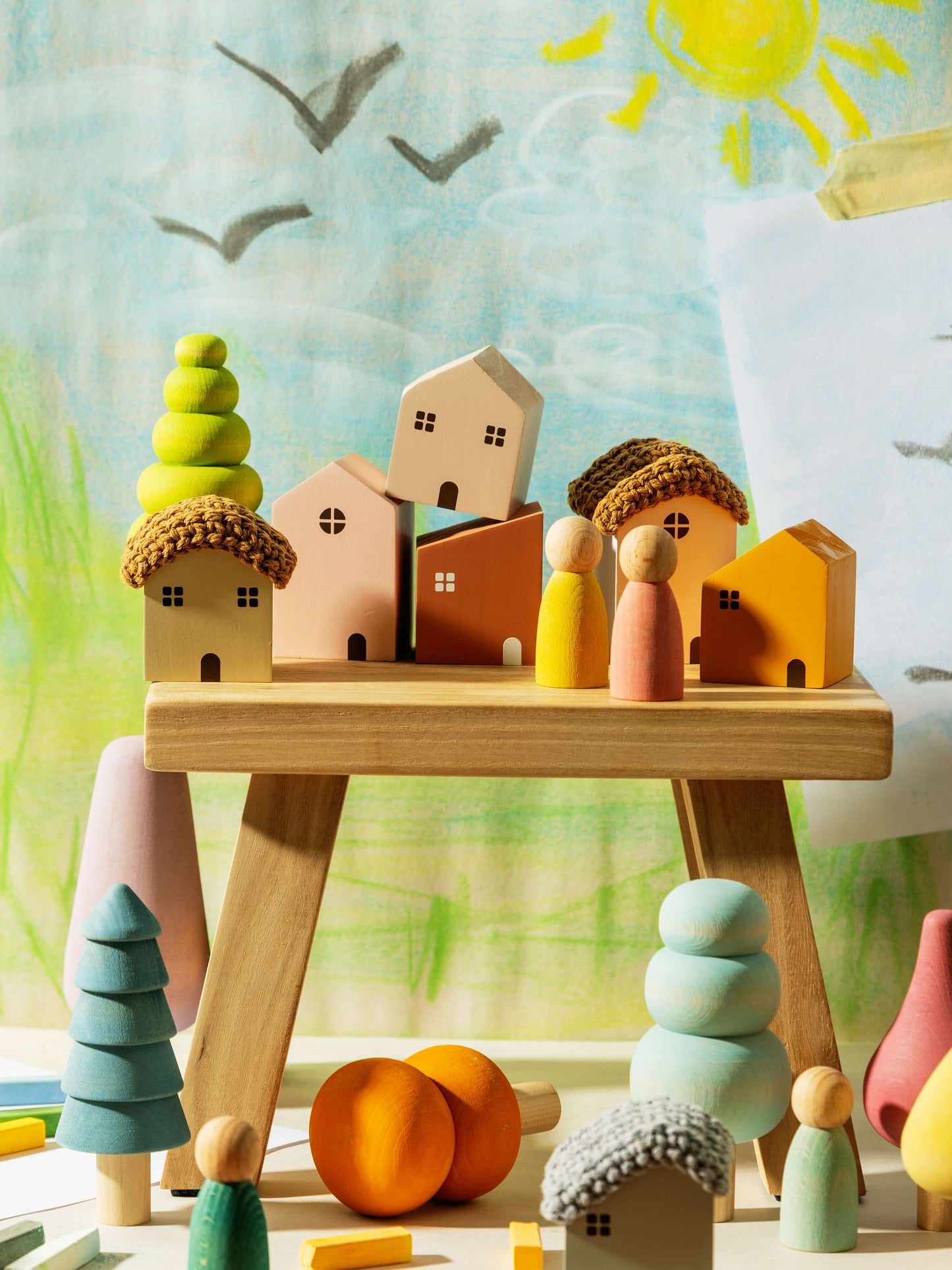 Bergen Building Blocks -pastel