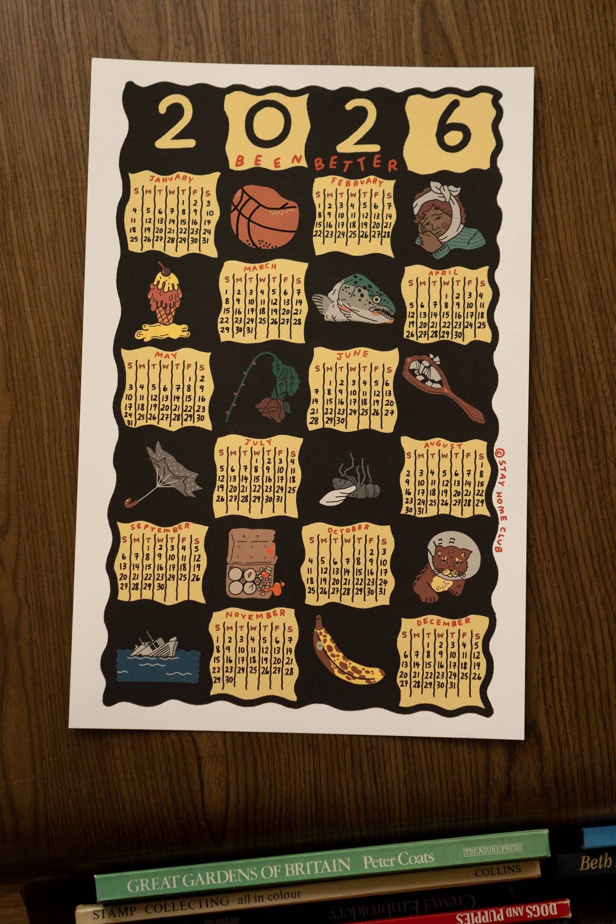 Been Better Icons - 2026 Calendar Print