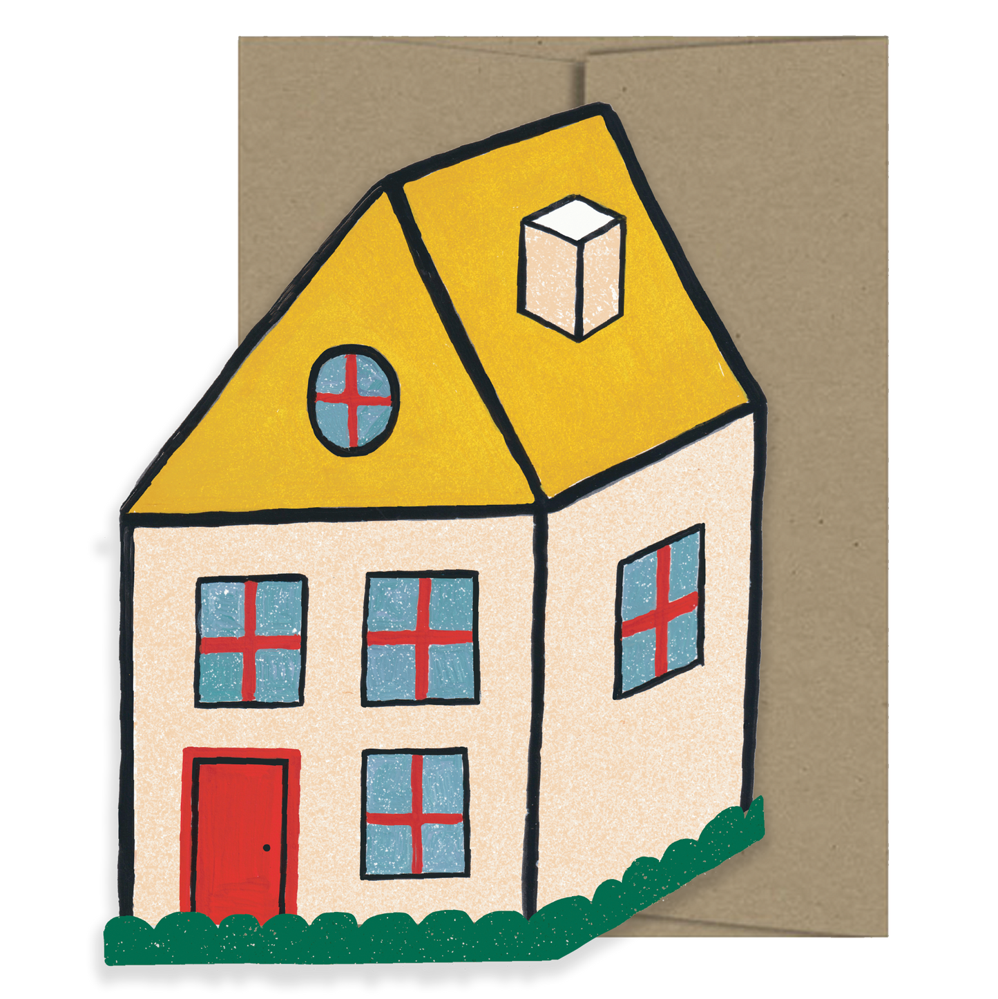 Cosy Home - Die Cut Card