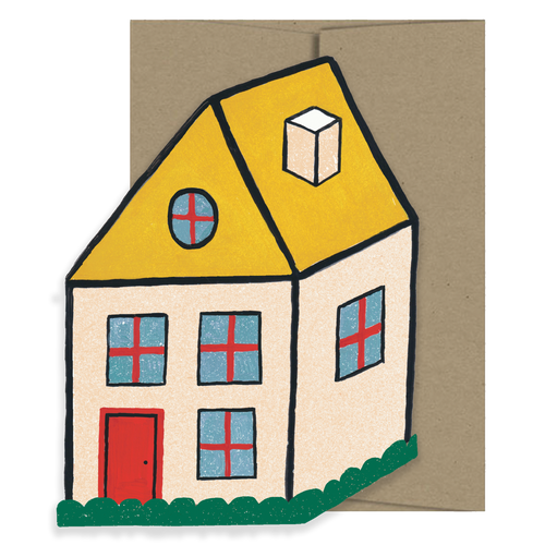 Cosy Home - Die Cut Card