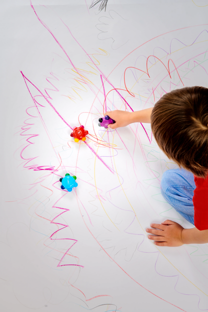 Color Burst: Grip Crayons (Set of 3 with 18 Classic Colors)