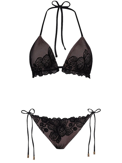 Triangle-Tie Side Bikini