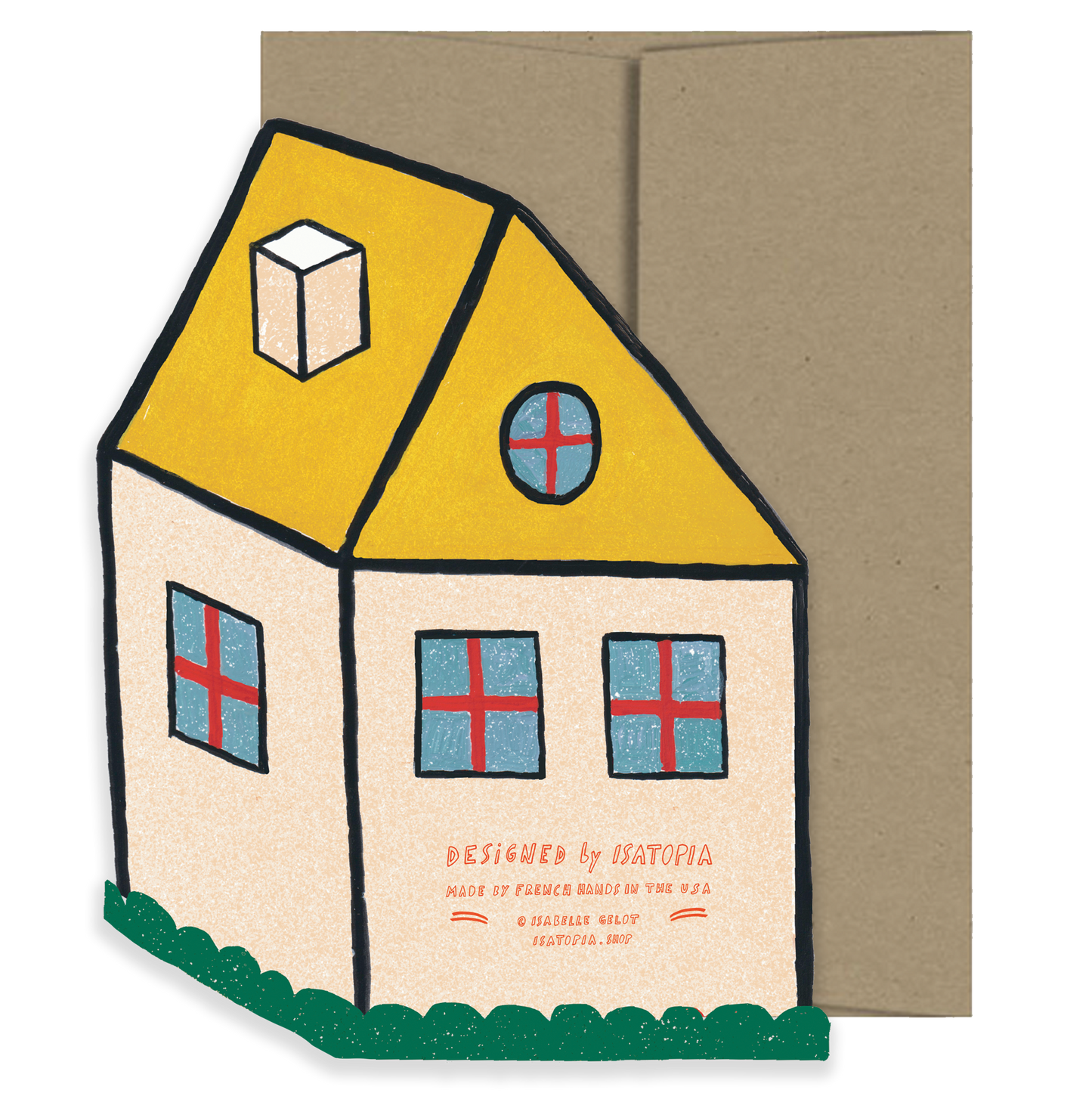 Cosy Home - Die Cut Card