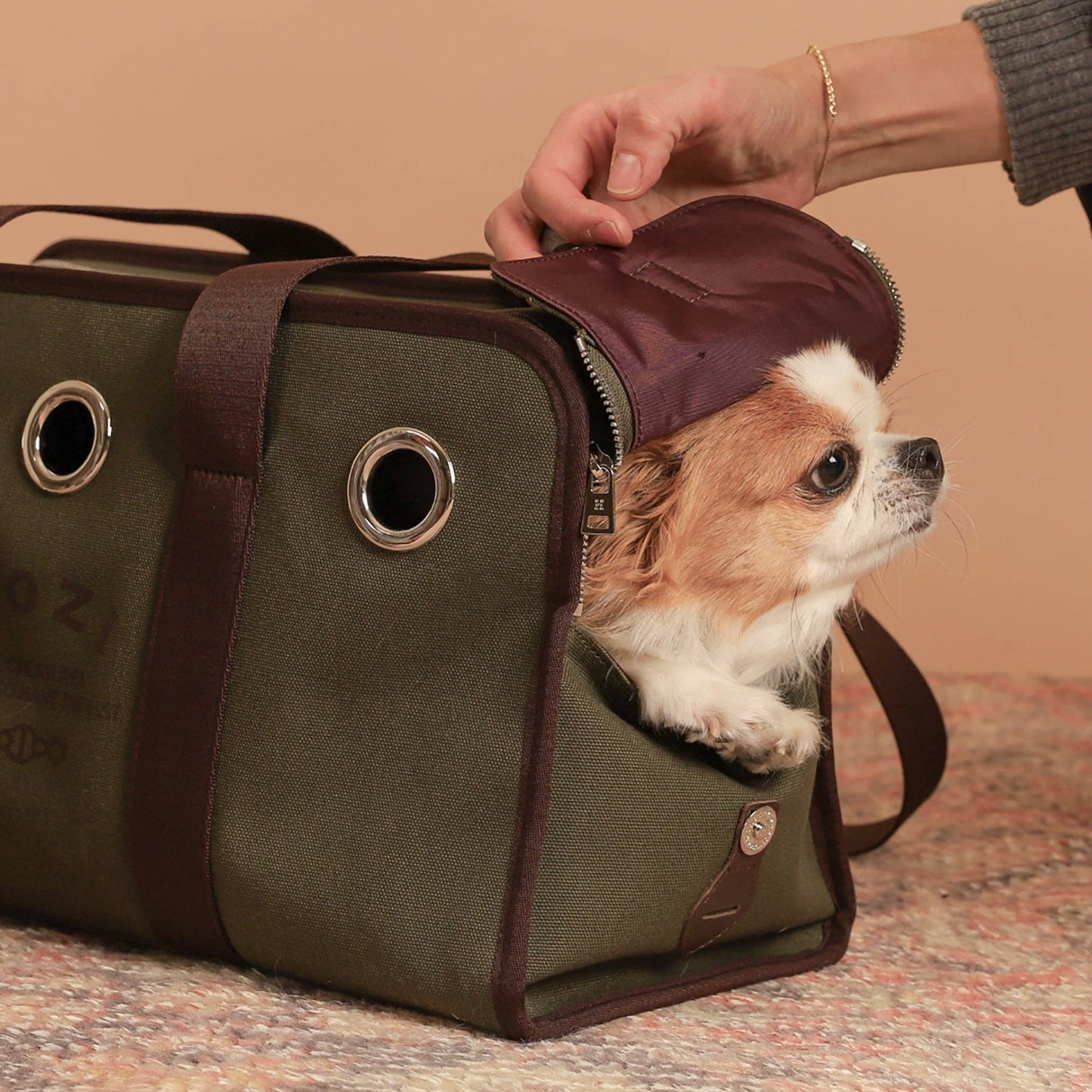 Hozi - Hozi Canvas Carrier - Khaki