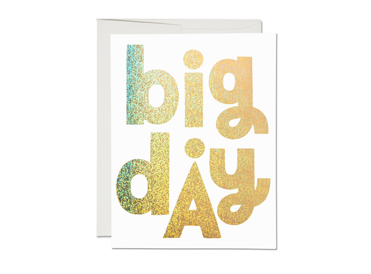 Big Day congratulations card