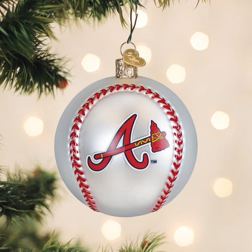 Braves Baseball Ornament