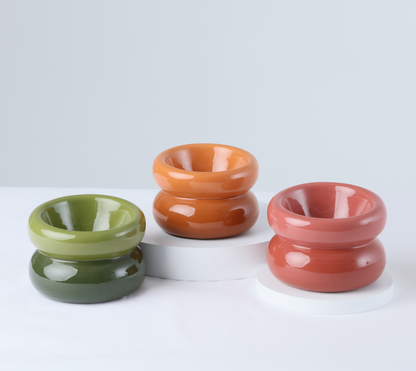 PEHOM - Soufflé Pet Bowl - Avocado Green
